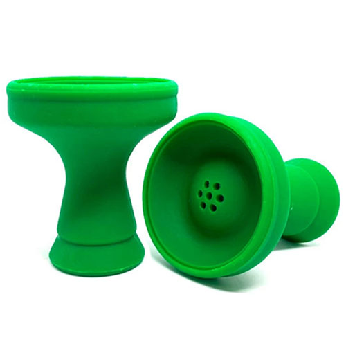 Чаша силиконовая Класическая с бортиком под калауд Green