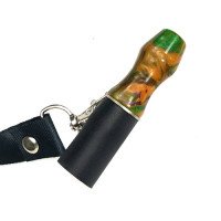 Персональний мундштук shisha store Epoxy Orange - Green