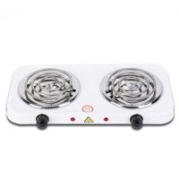 Плита для розжига угля на две комфорки Hot Plate 2000W White