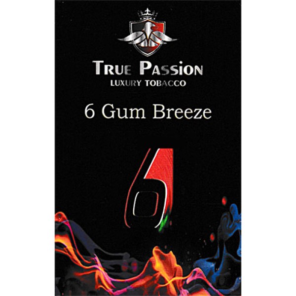 Тютюн Акциз TRUE PASSION 6 Gum Breeze 50 гр