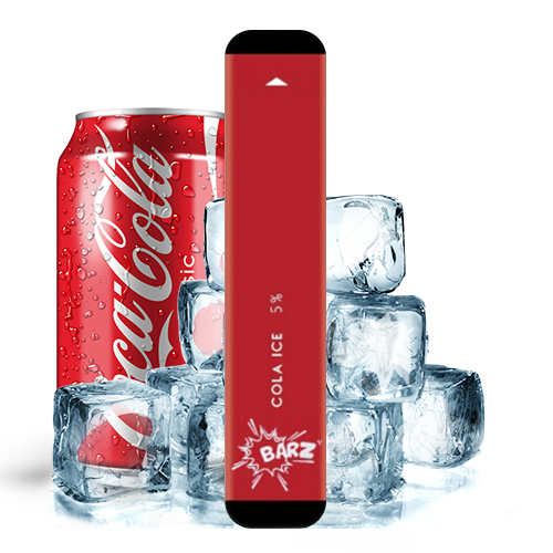 Одноразовая электронная сигарета BARZ Акциз Cola Ice (Кола Лед) 300 puff