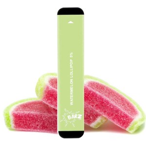 Одноразова електронна сигарета BARZ Акциз Watermelon Lollipop (Кавуновий Льодяник) 300 puff