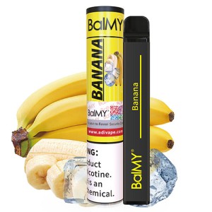 Одноразовая электронная сигарета BalMY Max Banana (Банан) 1500 puff