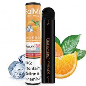 Одноразова електронна сигарета BalMY Max Orange Ice (Апельсин Лід) 1500 puff