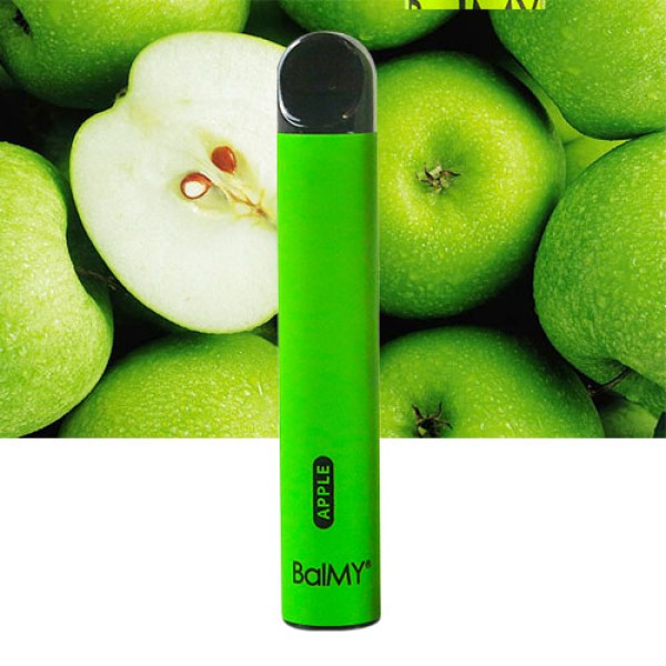 Одноразова електронна сигарета BalMY Акциз Apple (Яблуко) 500 puff