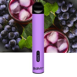 Одноразова електронна сигарета BalMY Акциз Grape Ice (Виноград Лід) 500 puff