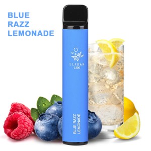Одноразовая электронная сигарета ELF BAR Blue Razz Lemonade(Голубика Малина Лимонад) 1500 puff