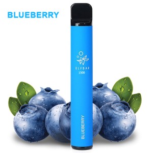 Одноразова електронна сигарета ELF BAR Blueberry (Чорниця) 1500 puff