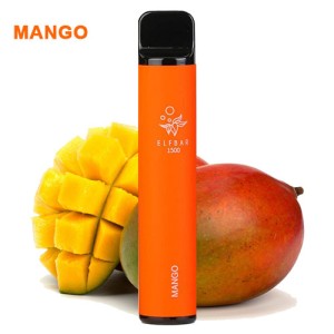 Одноразова електронна сигарета ELF BAR Акциз Mango (Манго) 1500 puff