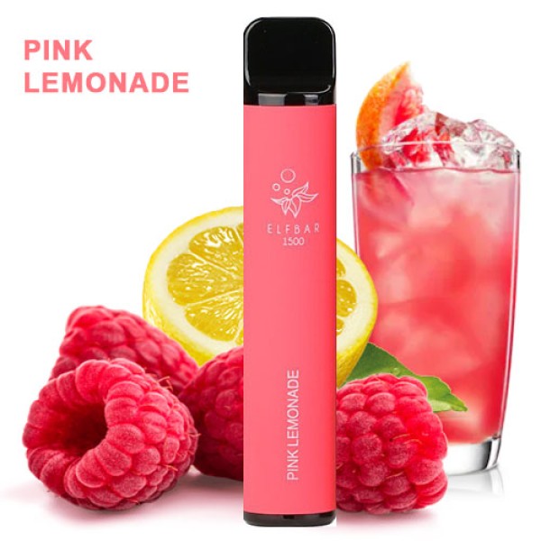 Одноразова електронна сигарета ELF BAR Pink Lemonade (Рожевий Лимонад) 1500 puff