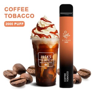 Одноразова електронна сигарета ELF BAR Coffee Tobacco (Кава Тютюн) 2000 puff