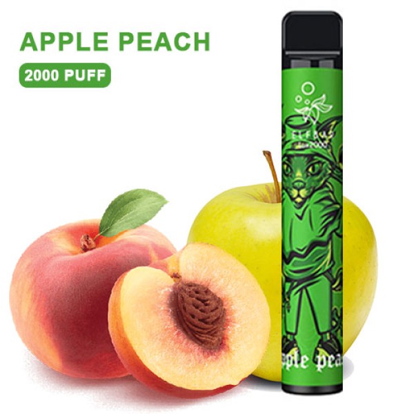 Одноразова електронна сигарета ELF BAR LUX Apple Peach (Яблуко Персик) 2000 puff