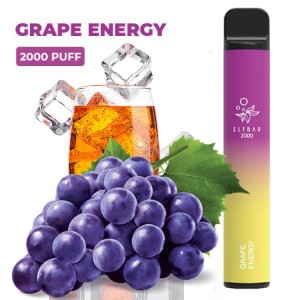 Одноразова електронна сигарета ELF BAR Grape Energy (Виноградний Енергетик) 2000 puff