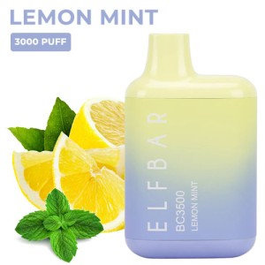 Одноразова електронна сигарета ELF BAR BC Акциз Lemon Mint (Лимон М'ята) 3000 puff