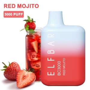 Одноразовая электронная сигарета ELF BAR BC Акциз Red Mojito (Красный Мохито) 3000 puff