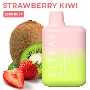 Одноразова електронна сигарета ELF BAR Strawberry Kiwi (Полуниця Ківі) 3000 puff