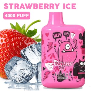 Одноразовая электронная сигарета ELF BAR LE Strawberry Ice (Клубника Лед) 4000 puff