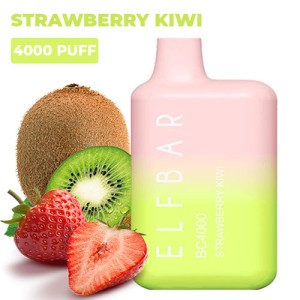 Одноразова електронна сигарета ELF BAR BC Акциз Strawberry Kiwi (Полуниця Ківі) 4000 puff