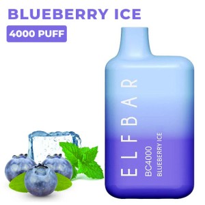 Одноразова електронна сигарета ELF BAR Blueberry Ice (Чорниця Лід) 4000 puff