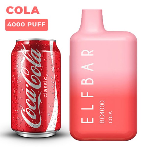 Одноразова електронна сигарета ELF BAR Cola (Кола) 4000 puff