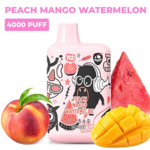 Одноразова електронна сигарета ELF BAR LE Peach Mango Watermelon (Персик Манго Кавун) 4000 puff