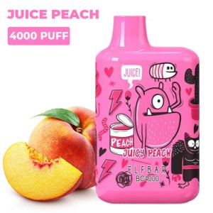 Одноразова електронна сигарета ELF BAR LE Juice Peach (Соковитий Персик) 4000 puff