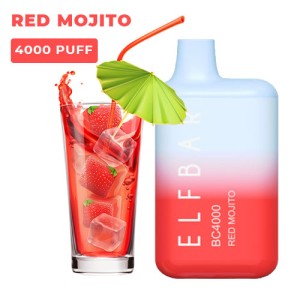 Одноразова електронна сигарета ELF BAR BC Акциз Red Mojito (Червоний Мохіто) 4000 puff