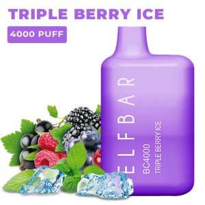 Одноразова електронна сигарета ELF BAR Triple Berry Ice (Потрійний Ягідний Лід) 4000 puff