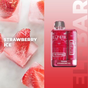 Одноразова електронна сигарета ELF BAR TE Strawberry Ice (Полуниця Лід) 5000 puff