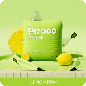 Одноразовая электронная сигарета ELF BAR Pi Lemon Rum (Лимонный Ром) 7000 puff