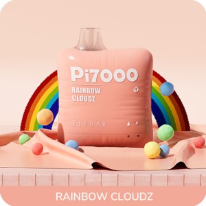Одноразовая электронная сигарета ELF BAR Pi Rainbow Clouds (Скитлс) 7000 puff