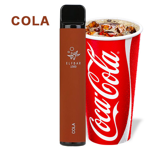 Одноразовая электронная сигарета ELF BAR Акциз Cola (Кола) 1500 puff