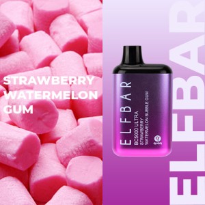 Одноразовая электронная сигарета ELF BAR BC Strawberry Watermelon Gum (Клубника Арбуз Жвачка) 5000 puff