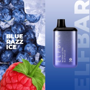 Одноразовая электронная сигарета ELF BAR BC Blue Razz Ice (Черника Малина Лед) 5000 puff