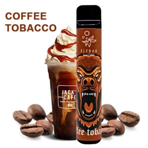 Одноразова електронна сигарета ELF BAR LUX Coffee Tobacco (Кава Тютюн) 1500 puff