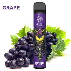 Одноразова електронна сигарета ELF BAR LUX Grape (Виноград) 1500 puff