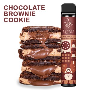 Одноразовая электронная сигарета ELF BAR LUX Chocolate Cookie (Шоколадное Печенье) 1500 puff