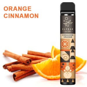 Одноразовая электронная сигарета ELF BAR LUX Orange Cinnamon (Апельсин Корица) 1500 puff