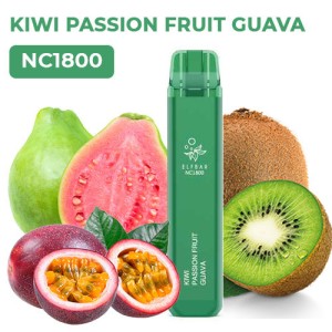 Одноразова електронна сигарета ELF BAR Kiwi Passion Fruit Guava (Ківі Маракуя Гуава) 1800 puff