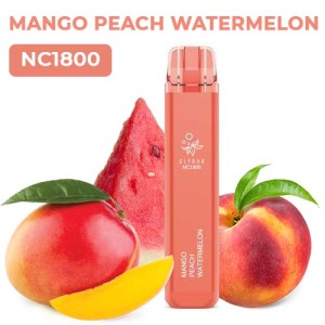 Одноразова електронна сигарета ELF BAR Mango Peach Watermelon (Манго Персик Кавун) 1800 puff