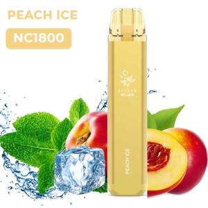 Одноразова електронна сигарета ELF BAR Peach Ice (Персик Лід) 1800 puff