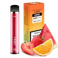 Одноразовая электронная сигарета HQD KING 55 Акциз Mixed Fruit (Фруктовый Микс) 2000 puff