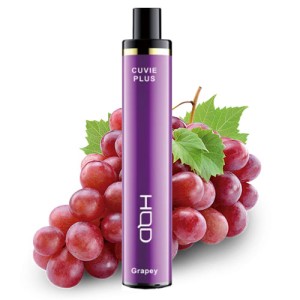 Одноразова електронна сигарета HQD CUVIE PLUS Grape (Виноград) 1200 puff
