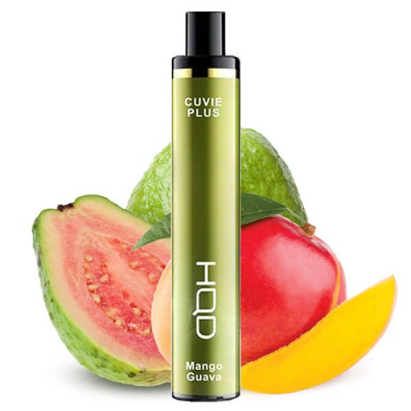 Одноразова електронна сигарета HQD CUVIE PLUS Mango Guava (Манго Гуава) 1200 puff