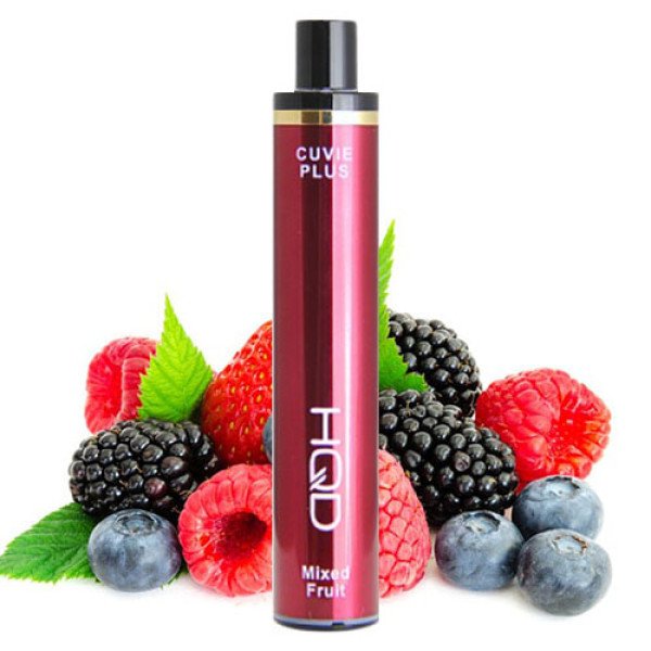 Одноразова електронна сигарета HQD CUVIE PLUS Multifruit (Мультифрукт) 1200 puff