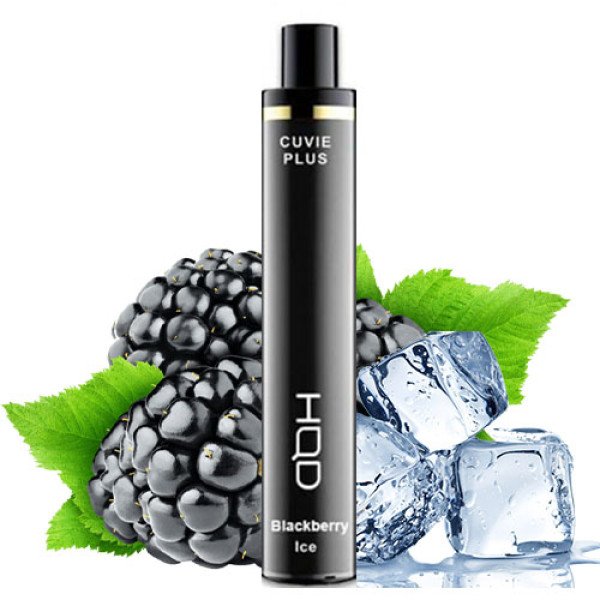 Одноразова електронна сигарета HQD CUVIE PLUS Акциз Blackberry (Ожина Лід) 1200 puff