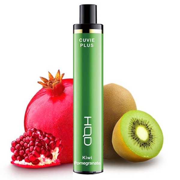 Одноразова електронна сигарета HQD CUVIE PLUS Акциз Kiwi Pomegranate (Ківі Гранат) 1200 puff