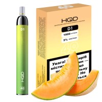 Одноразовая электронная сигарета HQD D1 40 Акциз Cantaloupe (Дыня) 1000 puff