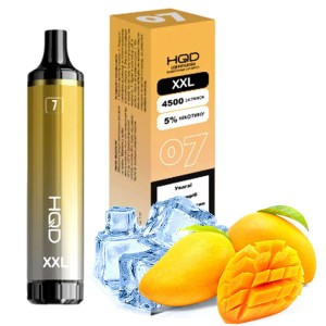 Одноразовая электронная сигарета HQD XXL 07Акциз Frozen Mango (Манго Лед ) 4500 puff