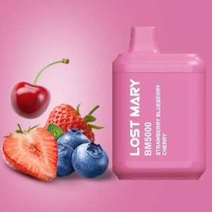 Одноразова електронна сигарета LOST MARY Strawberry Blueberry Cherry (Полуниця Чорниця Вишня) 5000 puff